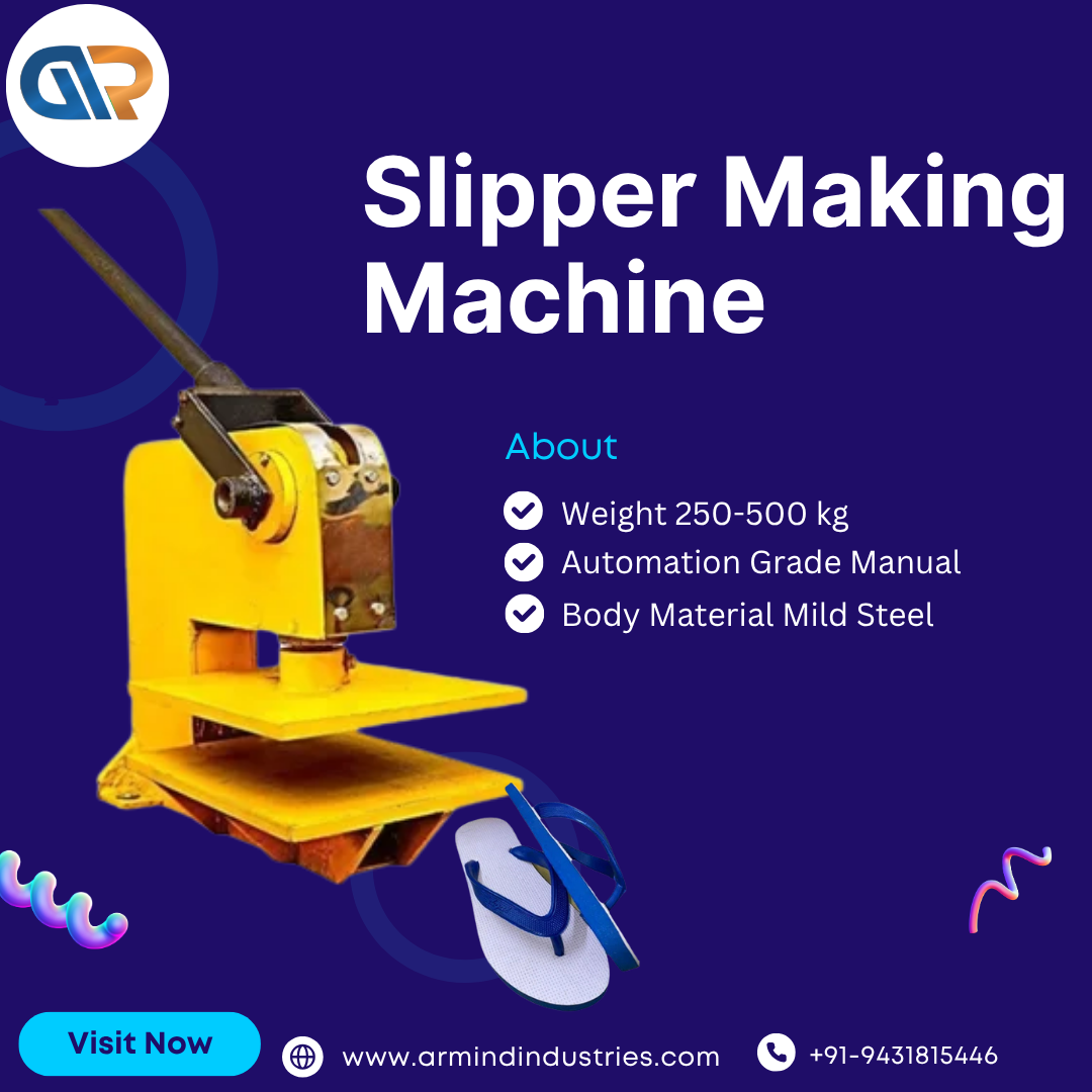 Low Cost Slipper Making Machine – Start Chappal Business at Affordable Price